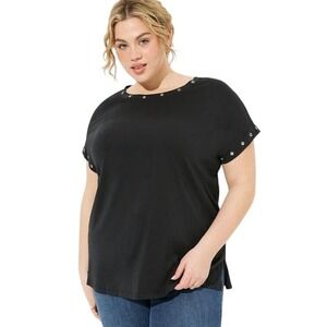 NWT Torrid Heritage‎ Jersey Embellished Dolman Tank 2X